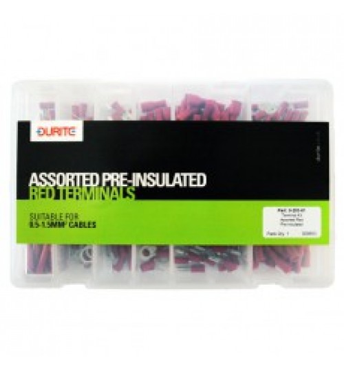 Red Assorted Pre-Insulated Terminals 020301